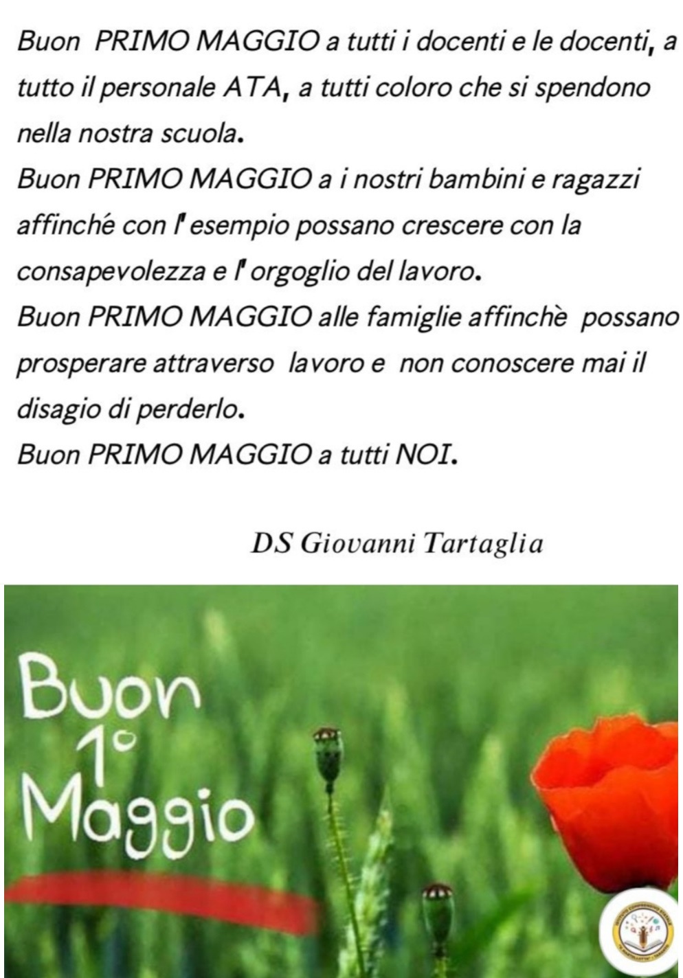 Auguri primo maggio ok