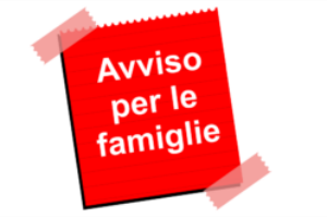 Avviso per le famiglie SI