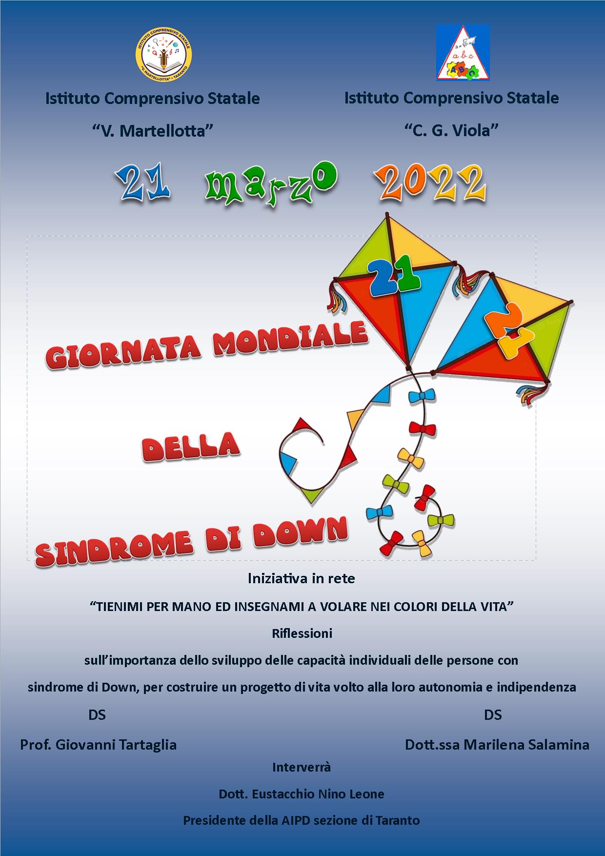 Locandina GIORNATA MONDIALE DELLA SINDROME DI DOWN ok