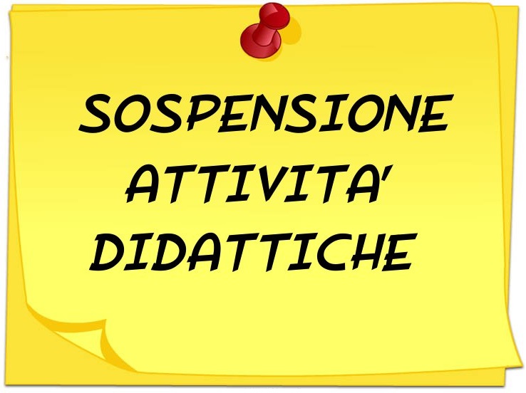 sospensione attivit didattiche